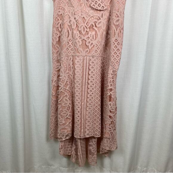 City Chic Pink Blush Femme Fatale Maxi Dress Sz.M/18 NWT - Picture 7 of 16